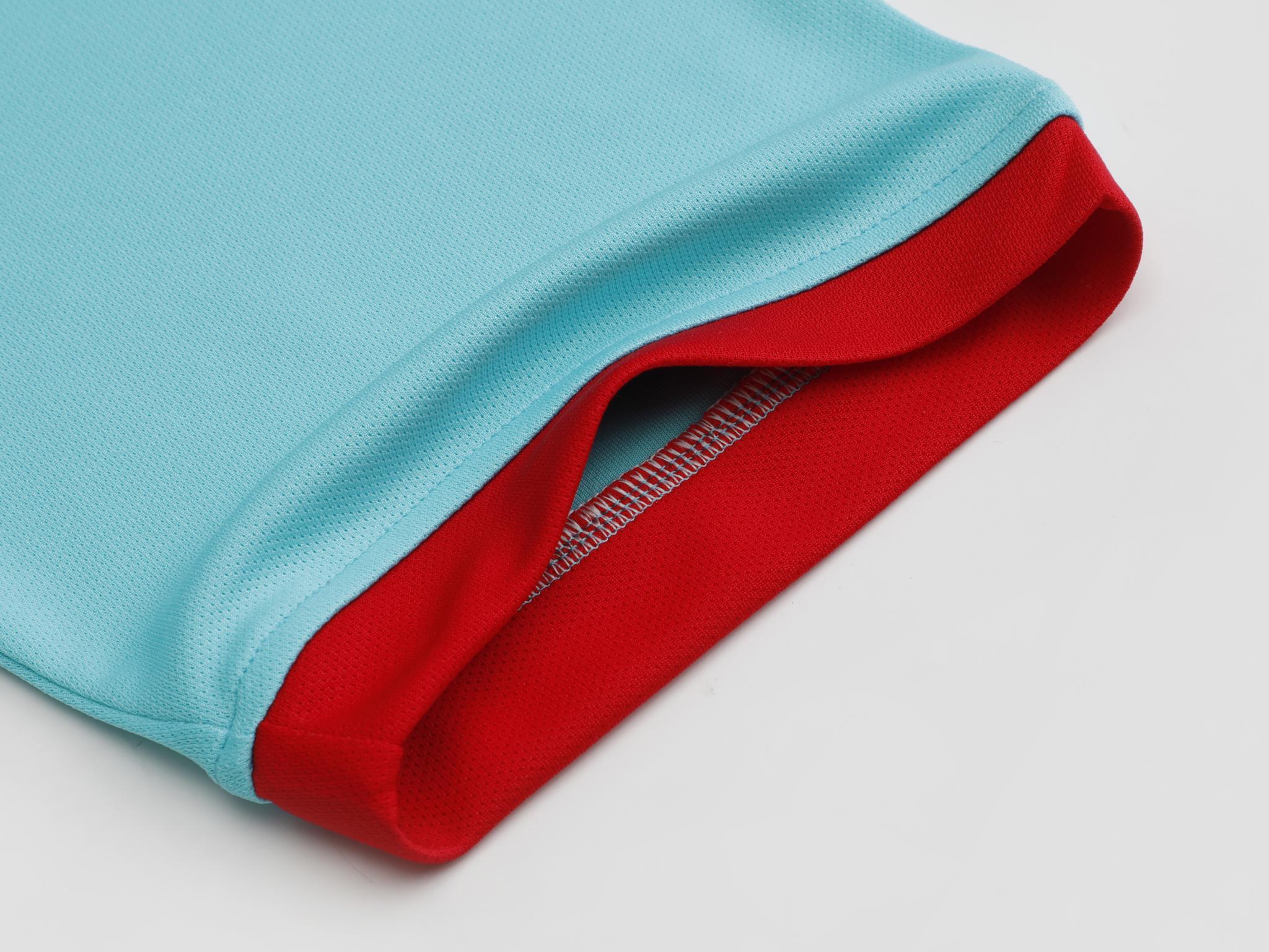 Футбольная форма детская (kid) Europaw 026 бирюзово-красная [2XS] фото товару