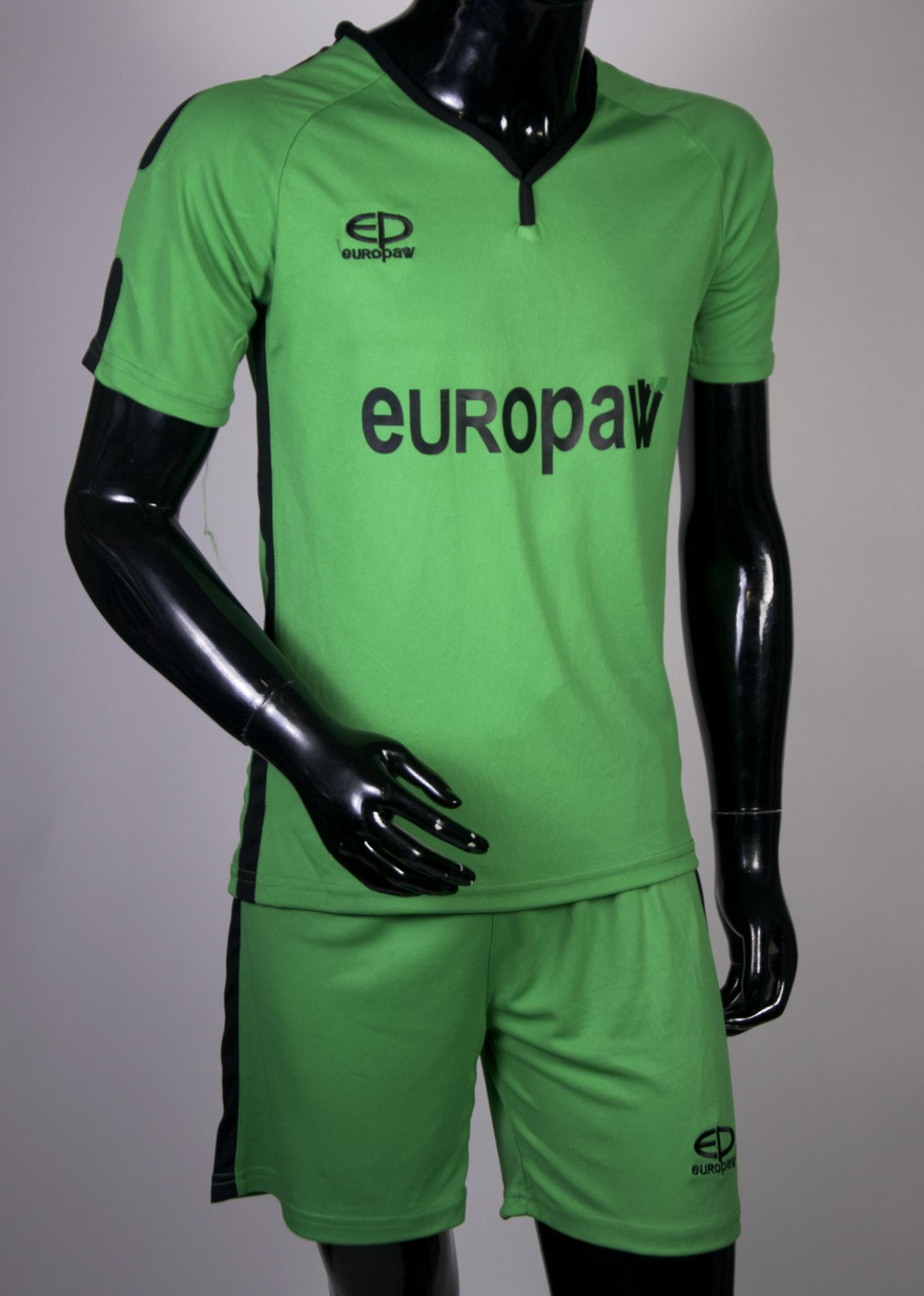 Футбольная форма Europaw 009 зелено-черная [L] фото товару