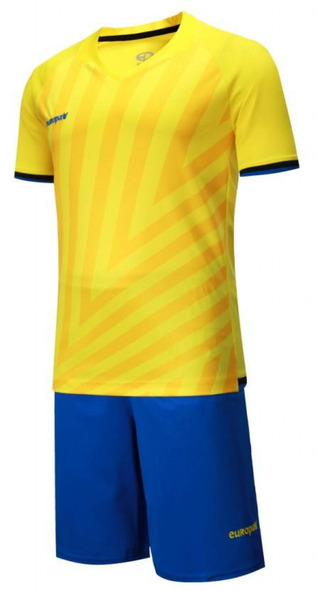 Футбольная форма Europaw 016 желто-синяя [4XS] фото товару