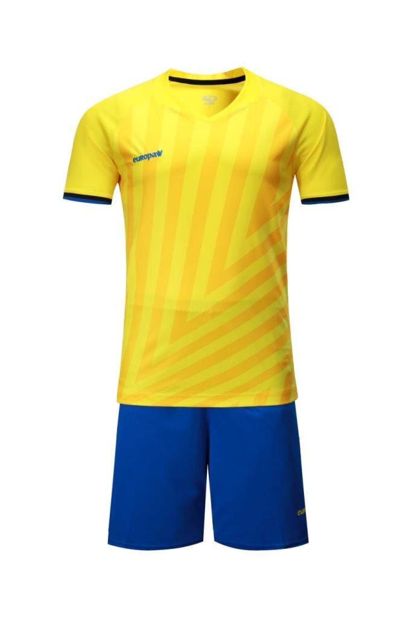 Футбольная форма Europaw 016 желто-синяя [4XS] фото товару