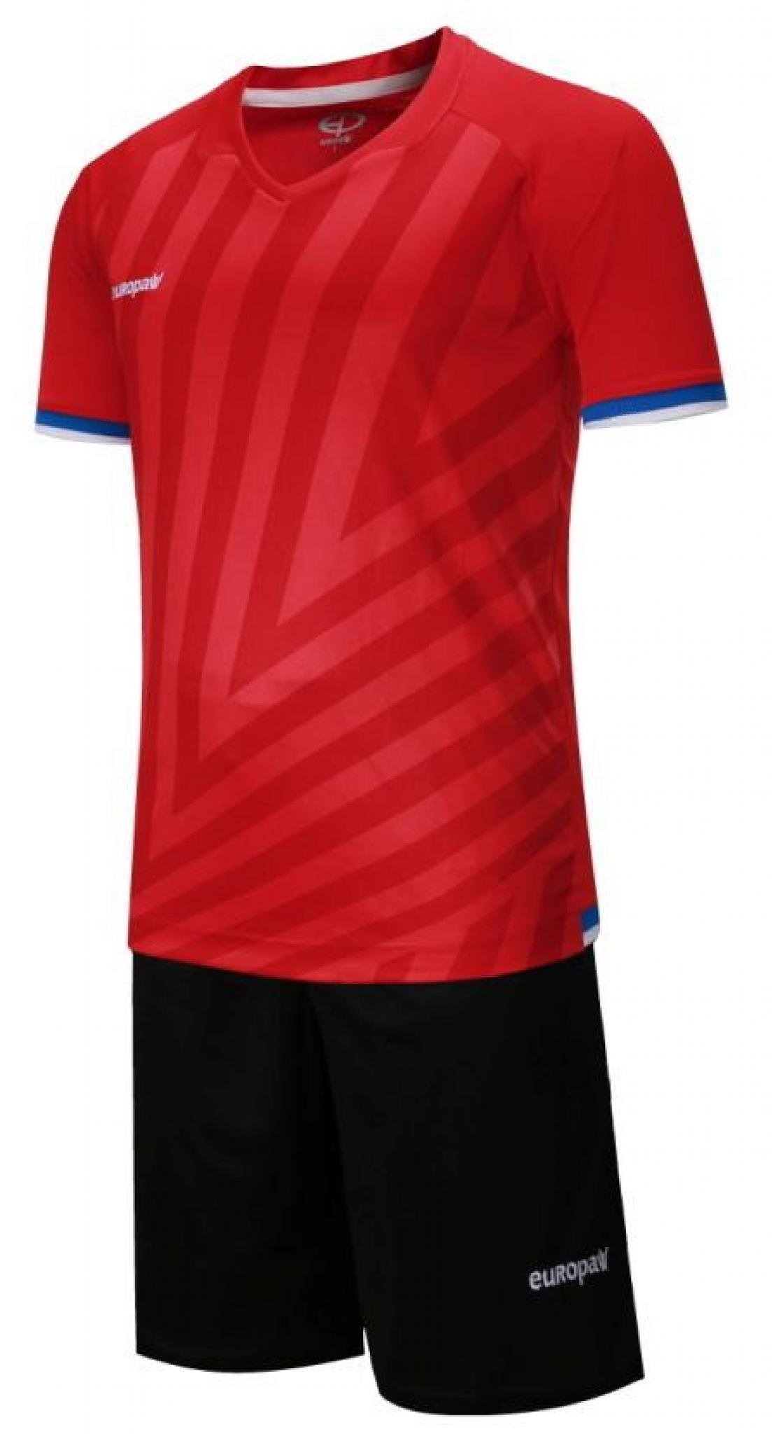 Футбольная форма Europaw 016 красно-черная [4XS] фото товара