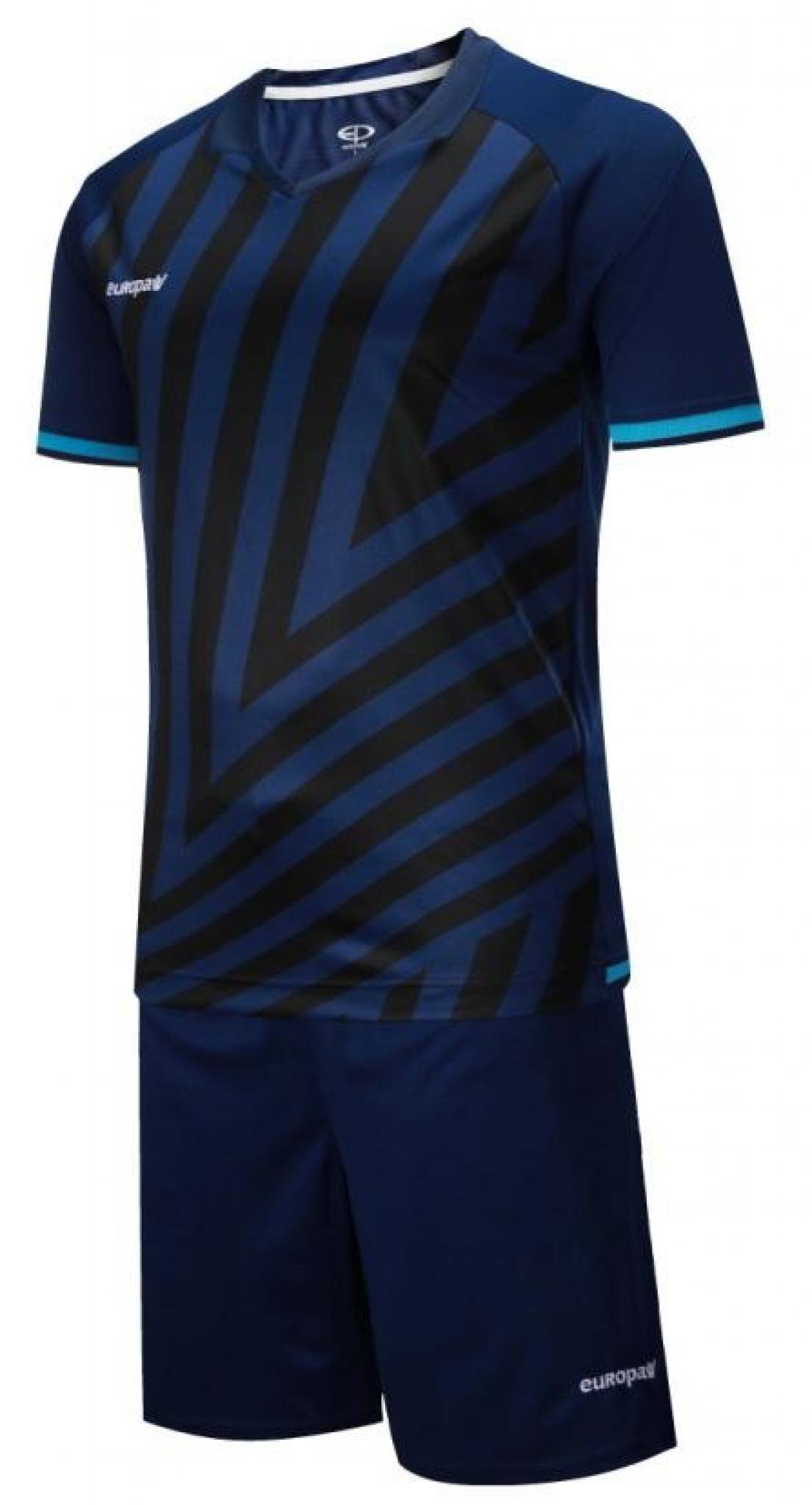 Футбольная форма Europaw 016 т.сине-бирюзовая [4XS] фото товара