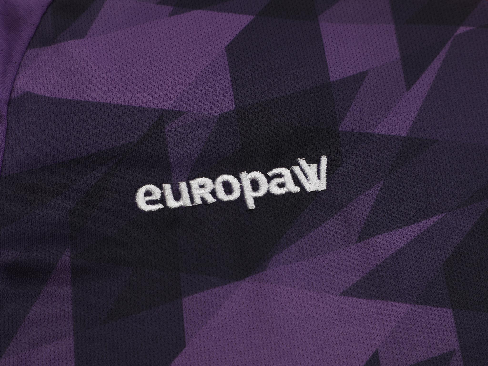 Футбольная форма с длинным рукавом Europaw 027W фиолетово-коралловая [S] фото товару