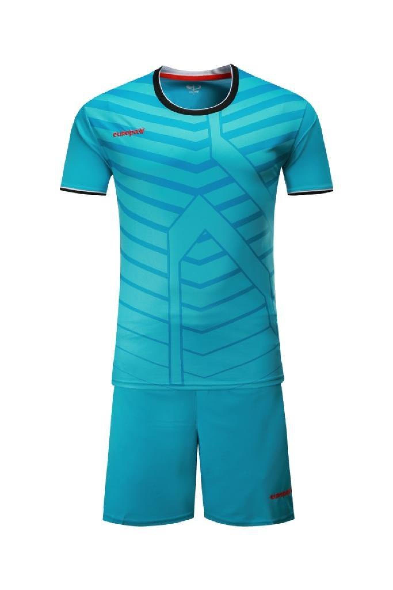 Футбольная форма Europaw 015 бирюзовая [4XS] фото товару