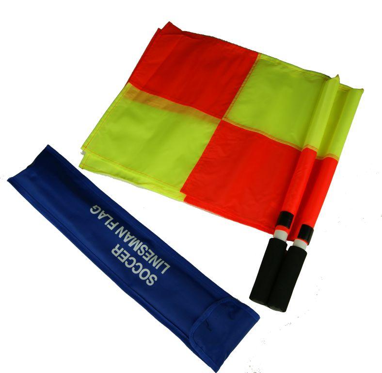 Флаги судейские LINESMEN квадрат (комплект) фото товару