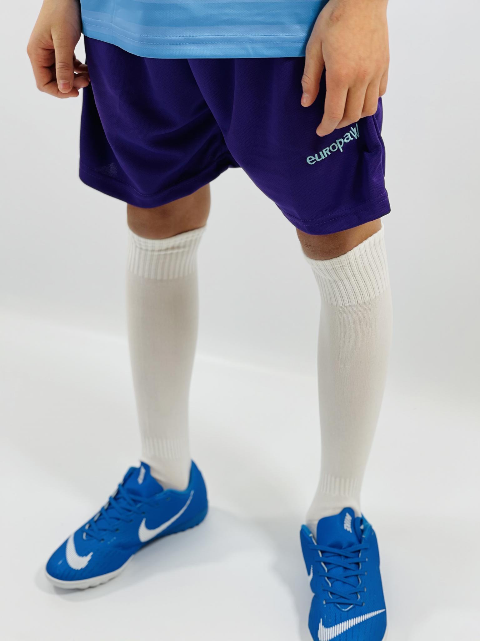 Гетры футбольные Europaw детские белые [35-38] фото товару