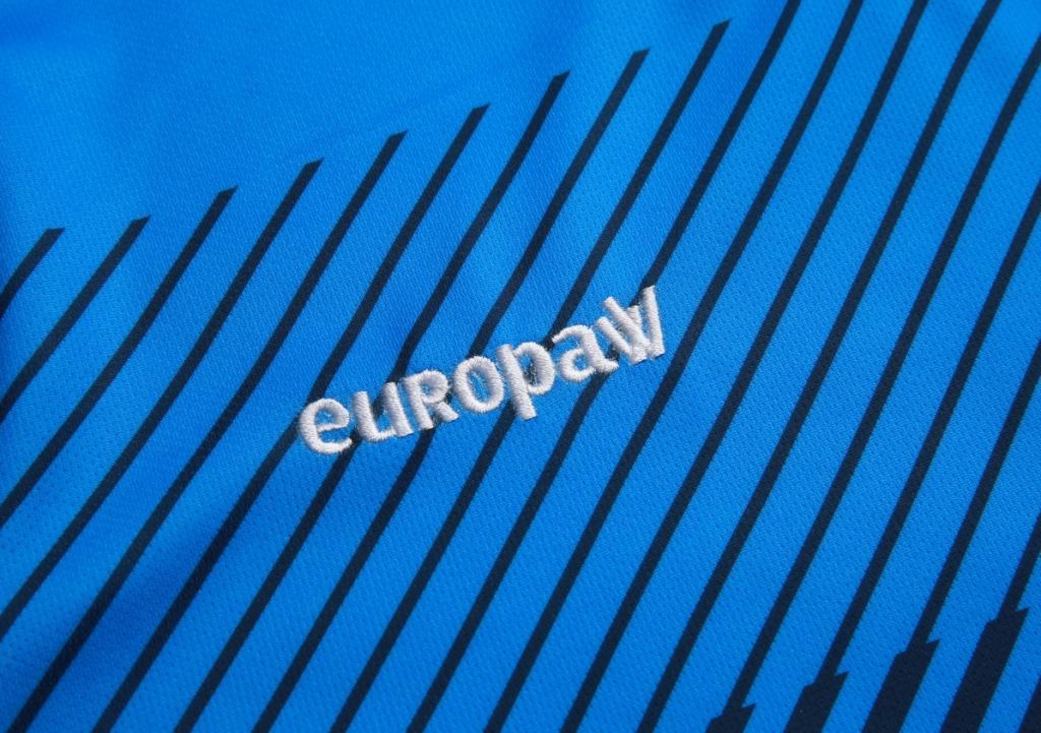 Футбольная форма Europaw 017 голубо-т.синяя [S] фото товару