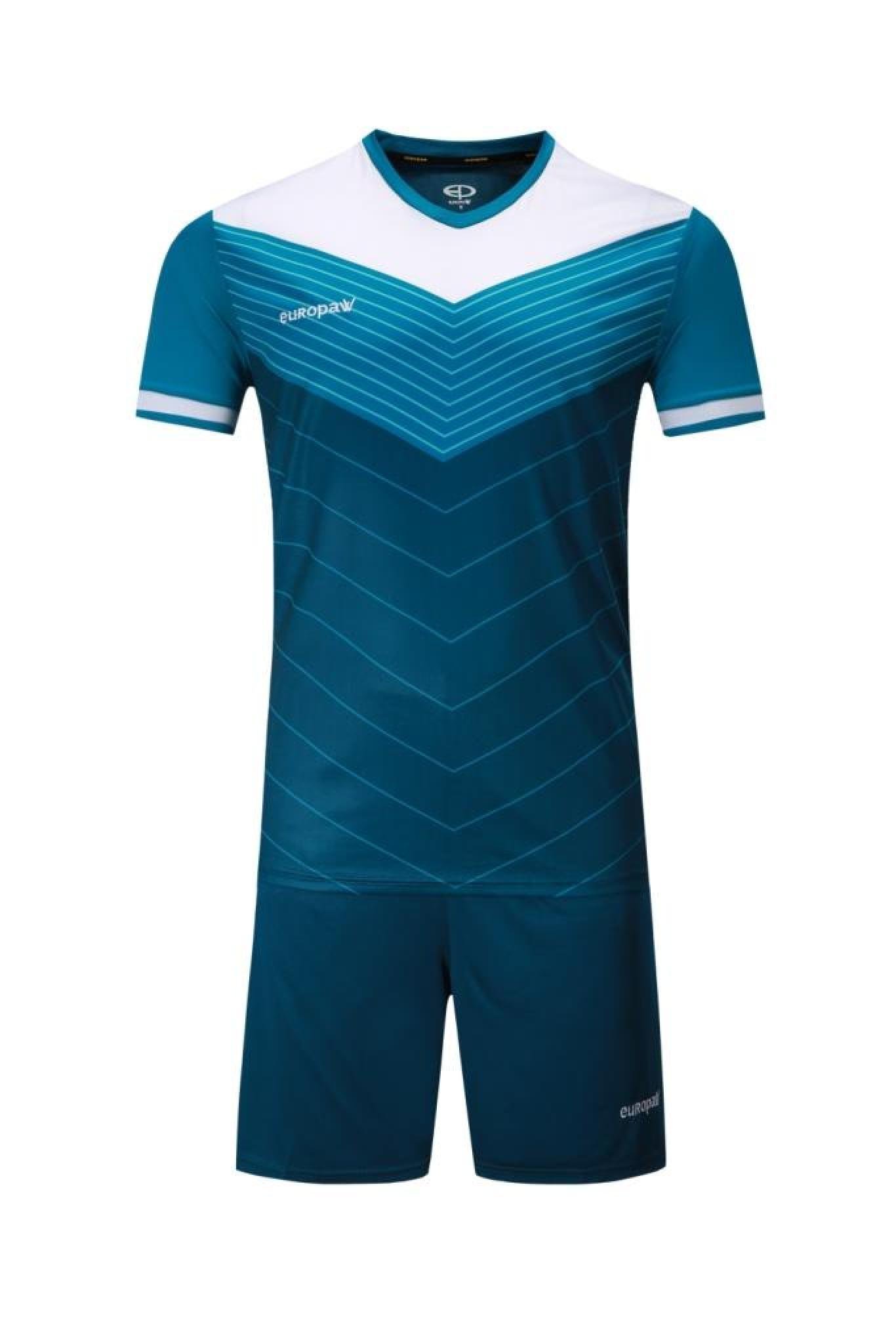 Футбольная форма Europaw 019 темно бирюзовая [S] фото товару