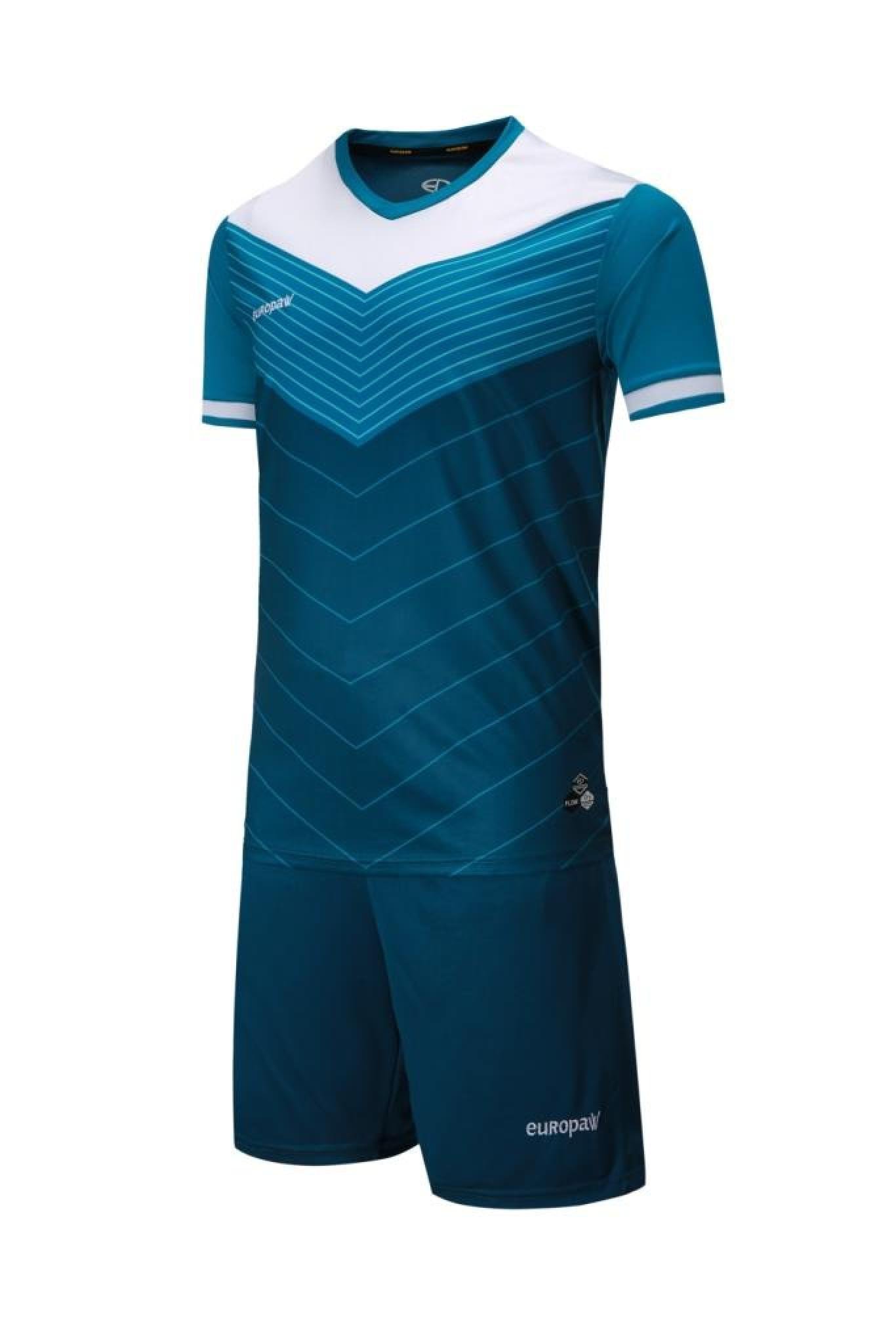 Футбольная форма Europaw 019 темно бирюзовая [S] фото товару