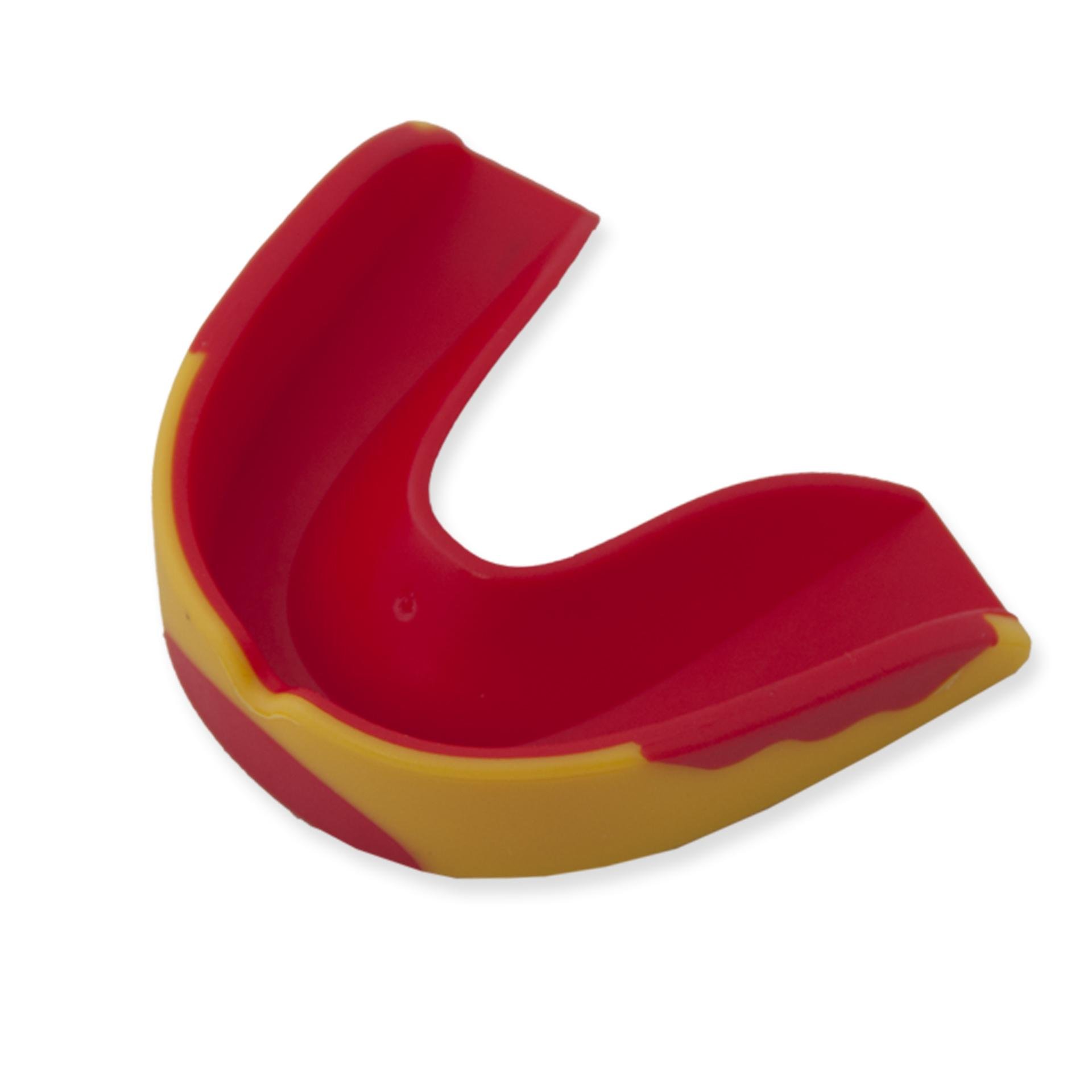 Капа одинарная красно-желтая фото товару