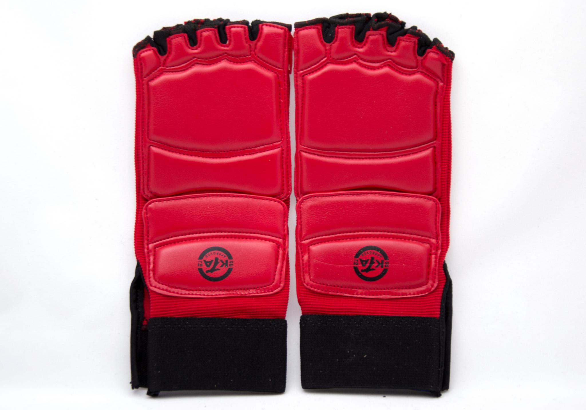 Защита стоп для тхэквондо красные 280-290 фото товару