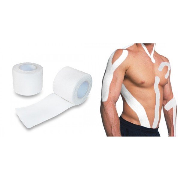 Спортивный тейп Yakimasport Tape White фото товару